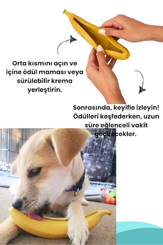 Havhav Kauçuk Muz Köpek Oyuncağı