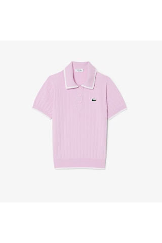 Lacoste Kadın Regular Fit Kısa Kollu Polo Yaka Trikot-shirt Pembe