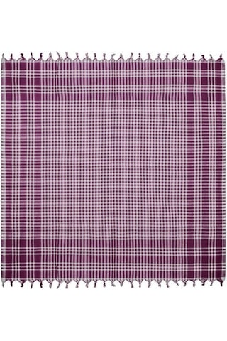 Evidea Soft Ekoseli Piknik Örtüsü - Bordo - 165x165 Cm Bordo