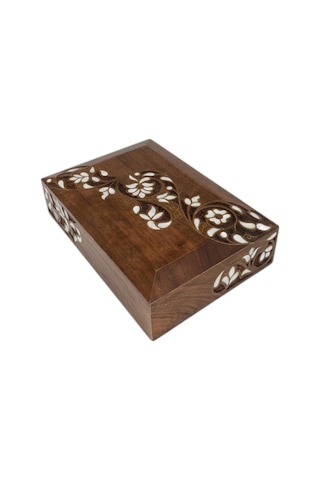 Ahşap Sedeflı Kutu 32x22,7.5 Cm Ahşap Sedeflı Kutu 32x22,7.5 Cm