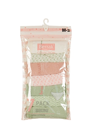 Berrak 11444-30 Kadın 7li Külot Desen-30