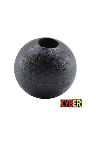 1/4'' Somunlu Çap 27 Plastik Top Sıkma Kolu