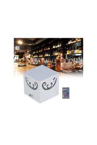 Padalink Rgb Led Duvar Lambası 3w Alüminyum, 24 Tuşlu Kumanda, Renkli Aydınlatma, Koridor Ktv Dekorasyonu Diğer