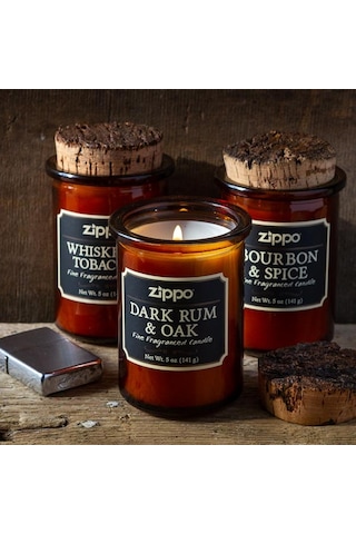 Zippo Kokulu Mum - Dark Rum & Oak