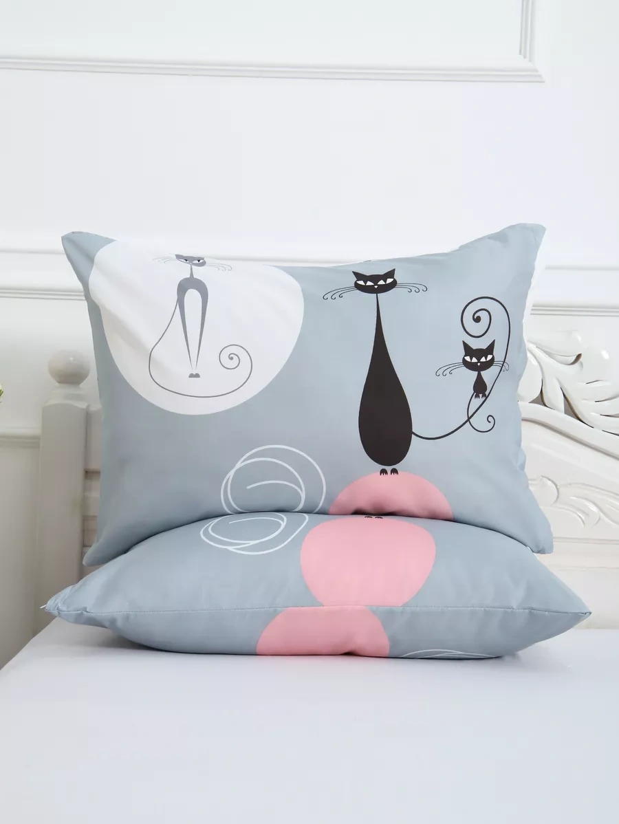 Inteteks Fermuarlı Polisatin Yastık Kılıfı 50x70 2 Adet 15688117 Gri