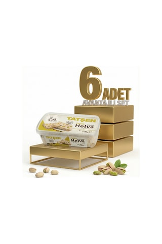 Tatşen Helva Fıstıklı 6x700 Gr