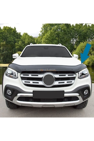 Merecedes X Class Kaput Rüzgarlığı Kaput Koruma Xclass Parlak Siy