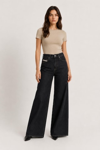Alexandergardi Wide Leg Denim Pantolon Siyah