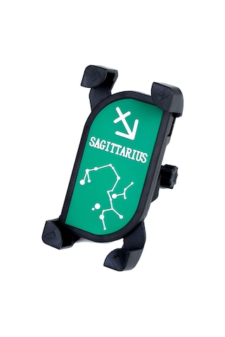 Geeksen Bisiklet Telefon Tutucu, 360 Derece Dönebilen, Ayarlanabilir Kollü, Yumuşak Lastik Yastıklar, Tüm Akıllı Telefonlar İçin Burç Desenli Diğer