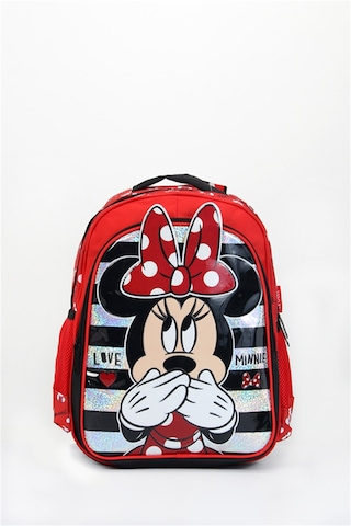 Minnie Ilkokul Çantası Due Iconic Forever Otto-41273 Kırmızı