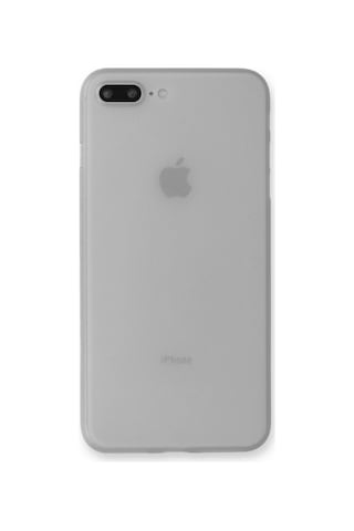 Apple iPhone Uyumlu 7 Plus Kılıf Pp Ultra İnce Kapak - Beyaz