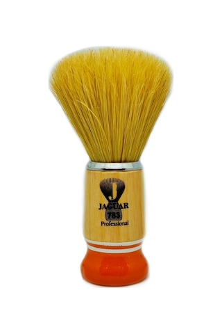 Jaguar 1056 Professional Ahşap Sap Doğal Kıl Tıraş Fırçası Turuncu