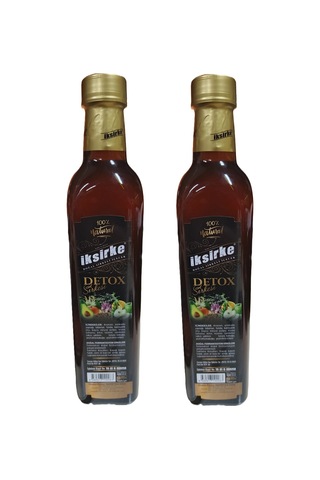Iksirke Katkısız Detox Sirkesi 500 Ml 2adet
