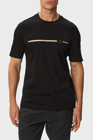 Boss Logolu % 100 Pamuk Bisiklet Yaka T Shirt Erkek T Shirt 50565785 001 Siyah