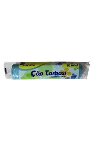 Çöp Torbası Mavi Çöp Poşeti Jumbo Boy 80X110 Cm 10'Lu