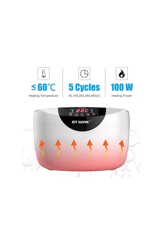Dijital Ultrasonik Temizleyici 2.5 Litre 100w