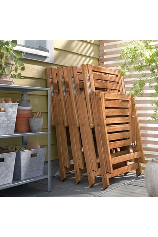 Ayarlanabilir Sandalye, Açık Kahverengi, Mindersiz Acı Kahverengi