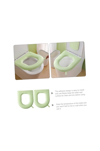 Suofeng Eva Su Geçirmez Tuvalet Döşemi - 4 Adet, Yıkama Uygun, Kalın Ve Yumuşak, Ev Ve Seyahat İçin Uygun Diğer