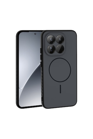 Xiaomi 15t Kılıf Kamera Lens Korumalı Magsafe Destekli Silikon Ata Pro Tech Lacivert