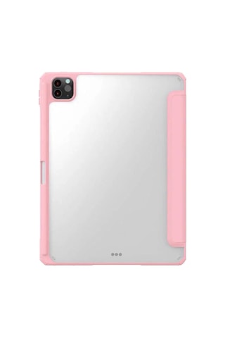 Baseus Minimalist Apple İpad Uyumlu Air 13" Tablet Kılıfı - Pembe Kapaklı Kılıf