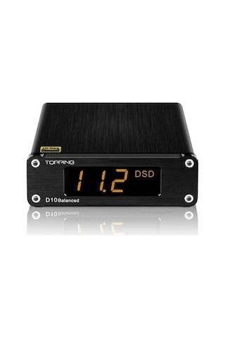 Topping D10 Balanced Hifi Dac Usb Ses Dönüştürücü Siyah - D10b Bk