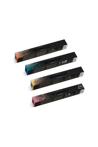 Nespresso Master Origins İndonesia + Nicaragua + Ethiopia + Colombia Kapsül Kahve 4 x 10'lu