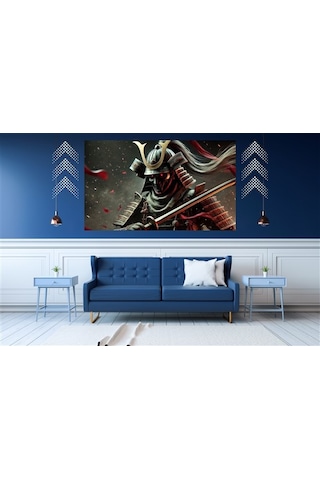 Ti-play Zombi Shogun 60x90cm Modern Samuray Pvc Çerçevesiz Tablo