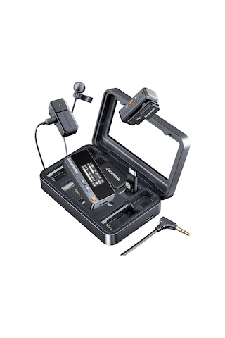 Saramonic Air Kablosuz Yaka Mikrofonu - Taşınabilir Şarj Kutusu, Apple Uyumlu iPhone 15/16 Serisi İçin 48khz/24bit, 90db Snr Özellikli Ø9,7 Mm Mini Klipsli Mikrofon, Vlog, Tiktok İçin
