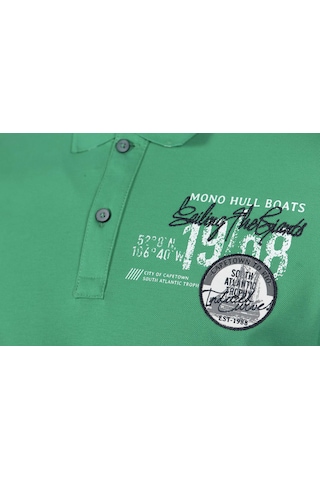 AR-MA Arma Erkek Slim Fit Polo Yaka Tişört Y9tyo7985 Yeşil