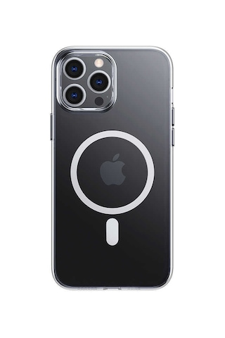 Benks Apple Uyumlu iPhone 13 Pro Max Kılıf Wireless Magnetik Benks Crystal Series With Magnetic Clear Kapak ZORE-219651