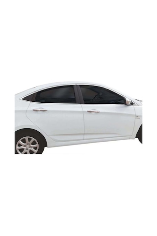 Hyundai Accent Blue Krom Cam Çerçevesi Set 2016-2019 14 Parça