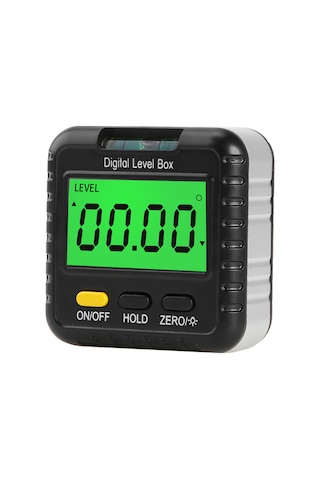 Qingmipy Dijital Açı Ölçer 360 - Seviye Balonu Ve Mıknatıslı, Kesin Açı Ölümü İçin Taşınabilir Gereç