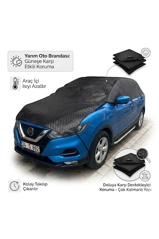 Gard Oto Universal Suv Araç Brandası Su Geçirmez Siyah