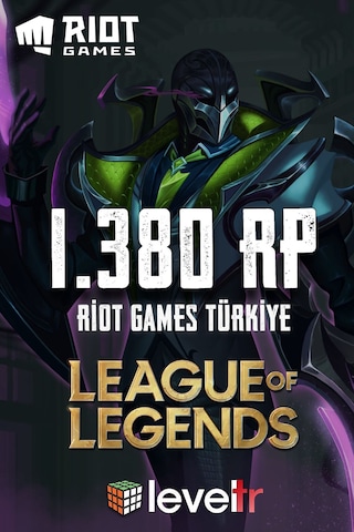 League Of Legends 1380 Rp Riot Points