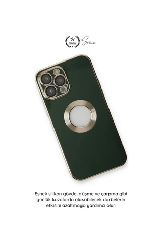 Kılıf İphone 14 Pro Max Uyumlu Silikon Kılıf Darbe Korumalı Kamera Lens Çerçeveli Esnek Yumuşak Dok