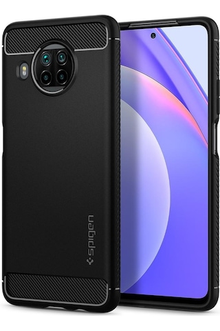 Spigen Mi 10t Lite İle Uyumlu Kılıf Rugged Armor Matte Black