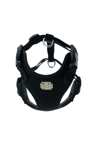 Doggie Havalı Ped Dokuma Göğüs Tasması Siyah 1.5 x 35-45 CM Siyah