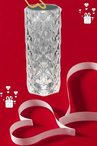 Hubrendy Tekno Sevgililer Günü İçin Hediye Kristal Lamba Sevgiliye Hediye Usb Şarjlı Gece Lambası 17092623