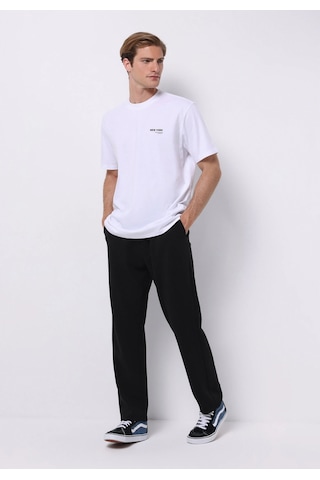 Colin's Colins Comfort Fit Yuvarlak Yaka Düz Erkek Beyaz Kısa Kol Tişört Cl1075060 Q1.v1 Wht