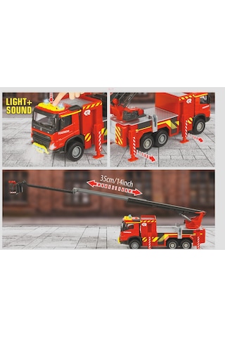 Majorette Try Me Volvo Truck Fire Engine 3+