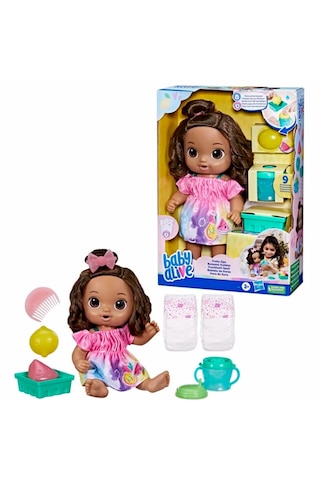 Baby Alive  Bebeğimle Eğlenceli Yudumlar Esmer F7357