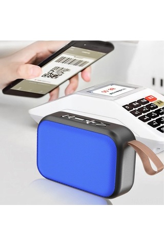 Flybuy Taşınabilir Kumaş Hoparlör - Bluetooth, Fm, Güçlü Bass, Su Geçirmez, 5 Renk, Mavi/siyah/kırmızı/gri/yeşil