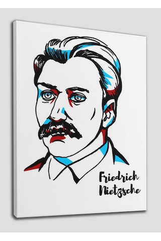 Friedrich Nietzsche Dekoratif Kanvas Tablo 1240