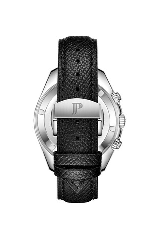 Jacques Philippe Jpqgc431131 Swiss Made Quartz Deri Siyah Mavi Kadran Safir Cam 41 Mm Erkek Kol Saati