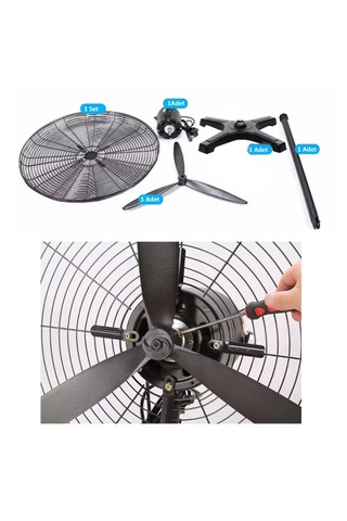 Ventus Ayaklı 30" Vantilatör Uzaktan Kumandalı 200 W Güçlü Motor
