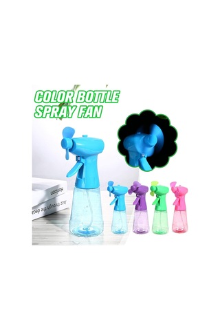 Sulu Fan Vantilatör Serinletici Mini Klima Yüz Soğutma Fanı 350 Ml Su Tankı Pilli Water Spray Fan