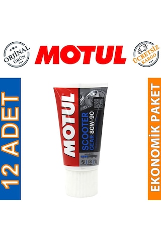 Motul Scooter Gear 80W-90 Motosiklet Şanzıman Yağı 12 x 150 ML