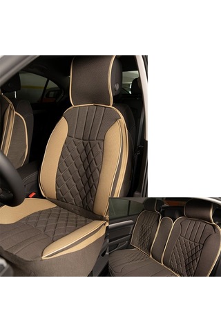 Elegance 5'Li Minder Koyu Bej-Bej / Klmny540