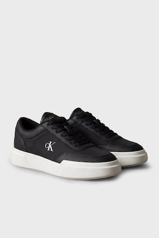 Calvin Klein Deri Logolu Sneaker Ayakkabı Hm0hm02326beh Erkek Ayakkabı Hm0hm02326 Beh Siyah