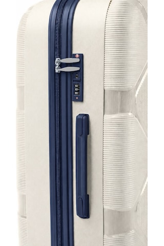 Louisiana Polo Orta Boy %100 Polipropilen Valiz Lacivert Bej 6990 Lacivert - Bej